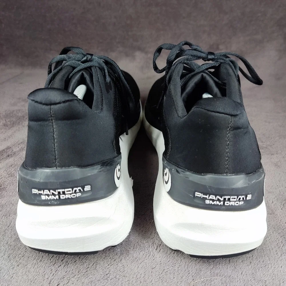 Topo Athletic Phantom 2 Mens Black Running Shoes‎ 5MM Drop Zipfoam Size 12.5